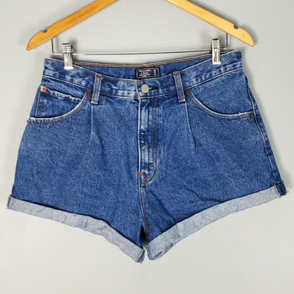 Abercrombie & Fitch Blue Denim Jean Shorts